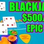$500/HAND on Blackjack & This Happened! #Shorts