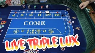 BIG RISK BIG WIN Craps Strategy – Live Craps Triple Lux Pressing #1