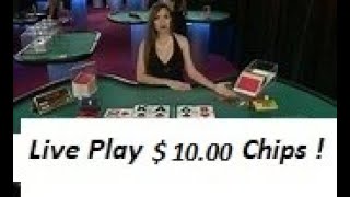 Baccarat ” LIVE PLAY ” Winning Strategies with M.M. By Gambling Chi