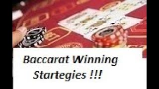 Baccarat Winning Strategy ” LIVE PLAY ” By Gambling Chi 12/18/20