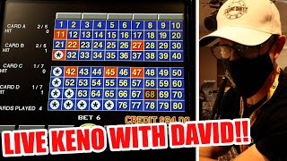 KENO IS BACK!!! David Live Keno Play At Strat Hotel