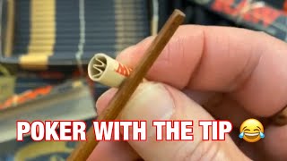 Poker with the tip bruh 🤣🤣- The perfect cone rolling technique!