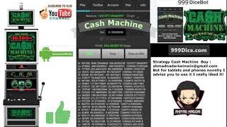 999Dice  – $$$ Strategy Cash Machine Doge win big money $$$