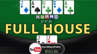 Full House Raised On The River | Poker Vlog #167