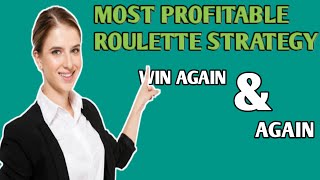 Most profitable roulette strategy||Roulette strategy||Roulette game||Roulette channel