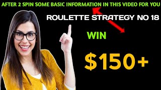 Roulette strategy part no 18