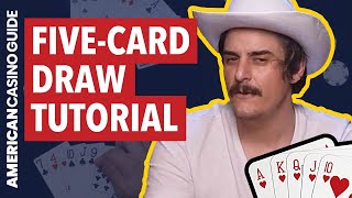 Five-Card Draw Tutorial – Old West Poker!