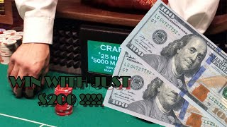 CRAPS $200 Betting Strategy | KING DICE Demonstrating Multiple Strategies (Finding the Best One)