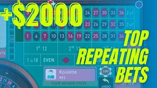 Top 10 Repeating Numbers on Any Roulette | Roulette Strategy to Win Everytime