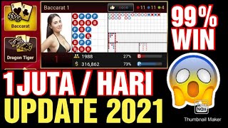 TRIK BACCARAT TERBARU 2021 !! 99% MENANG Baccarat