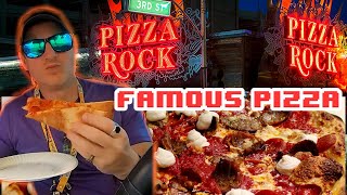 BEST PIZZA IN LAS VEGAS?! Pizza Rock Food Review – D&D Adventure #3