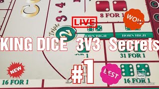 Craps Betting Strategy 3v Dice Set | KING DICE (Secrets About the 3v)