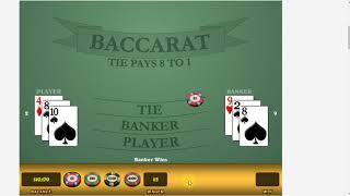 Baccarat. RAW. NO Edits. $1000 PROFIT. BE CAREFUL USING THIS!! MARTINGALE IS A DANGEROUS STRATEGY.