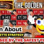 Learn About The Roulette Strategy Most Used By The Safest Players || TheGoldenWheel