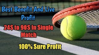 Best Tennis Fixed Match win tricks..100% sure income for 1xbet