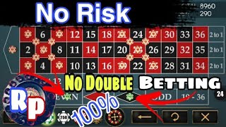 100% No Double Betting Strategy to Roulette From Roulette Pro