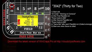 “3042” (Thirty for Two) How to play craps nation strategies & tutorials 2020