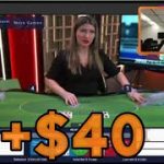 Baccarat Winning Strategy – Majority 6 System – $40 Profit