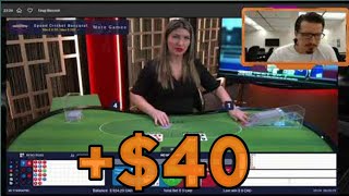 Baccarat Winning Strategy – Majority 6 System – $40 Profit