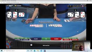 Baccarat Winning Strategy : LIVE PLAY ” 10/23/202 By Gambling Chi