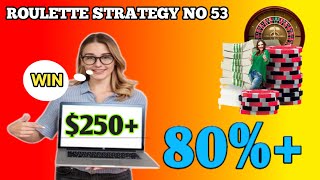 Roulette strategy Ep no 53||roulette strategy to win||win||gambling||big win||Roulette channel