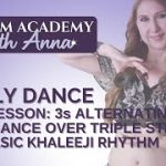 Belly Dance Zill Lesson: 3s Alternating Dominance Over “Limping” Triple Step w/ Khaleeji Rhythm