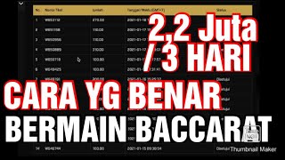 Tonton ini Sebelum Bermain Baccarat Casino | Trik & Tips Bermain Baccarat Agar Menang Berkali kali