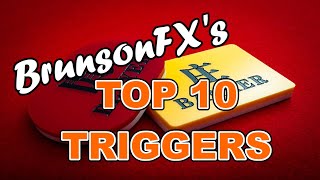 TOP 10 TRIGGERS | BRUNSONFX – Baccarat Strategy Review