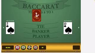 Baccarat Strategy #12.                                   $10,000 Challenge