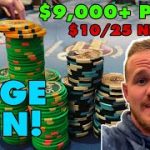 Playing $10/25 and ALL IN for the BIGGEST pot of my life!! // Poker Vlog #24