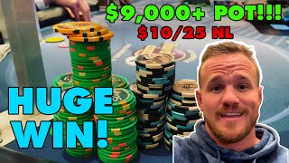 Playing $10/25 and ALL IN for the BIGGEST pot of my life!! // Poker Vlog #24