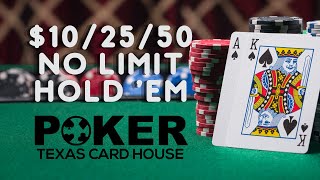 $10/25/50 No-Limit Hold’em | TCHLiVE! Dallas 6/1/2021