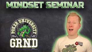 Mindset Seminar – Was bringt uns Poker über das Leben bei | GRND University Poker Training (17.3.21)