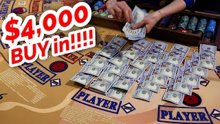 $4,000 BUY IN = MASSIVE WIN!?! – Live Baccarat At Strat Las Vegas