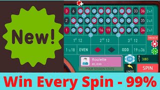 Roulette WIN Every TIME 👉 👉  Win Every Spin 99% 🤑 🤑  | Roulette Tips