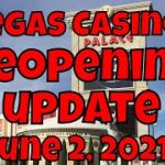 Vegas Casinos Reopening Update – June 2, 2021