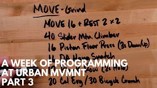 Week of Programming At Urban MVMNT | Part 3