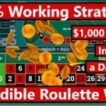 Roulette Strategy: How to make $1,000 a day on Roulette
