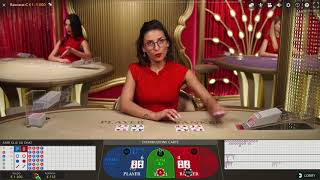 BIG PROFIT at LIVE DEALER BACCARAT with my own System – HIGH STAKES BACCARAT