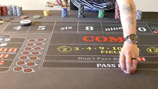 Good craps strategy?  Direct lay to inside bet.