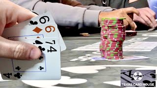 CRAZY PINEAPPLE & OMAHA AT TEXAS CARD HOUSE!! // Texas Holdem Poker Vlog 47