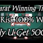 baccarat winning Strategy 2021 1/2 Player low risk win daily 500/- TRICK 1@NagarajuRj -For You