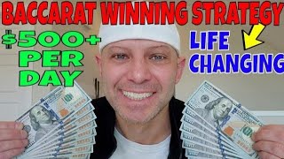 Baccarat Strategy- Christopher Mitchell Tells How To Play Baccarat & Make $500+ EVERYDAY.