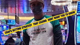 THE CRAPS  BETTING STRATEGY  (THE CASINOS DONT WANT YOU TO KNOW ABOUT ) KING DICE