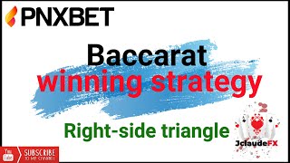 PNXBET Baccarat strategy | The power of right-side triangle