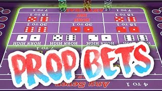 How To PLAY & CALCULATE Prop Bets In Craps | Craps Basics