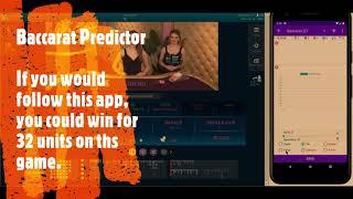 Baccarat Predictor – predict the next value and adapt martin betting strategy