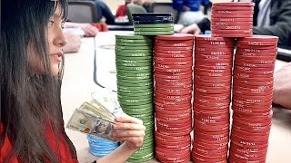 BOMBSHELLS & BOMBPOTS // Texas Holdem Poker Vlog 46