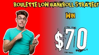 Roulette low bankroll trick 5 | roulette strategy to win | roulette 100% | Roulette channel gameplay