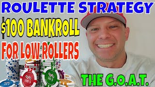 Roulette Strategy For Low Rollers- Christopher Mitchell Plays Roulette “LIVE” With A $100 Bankroll.